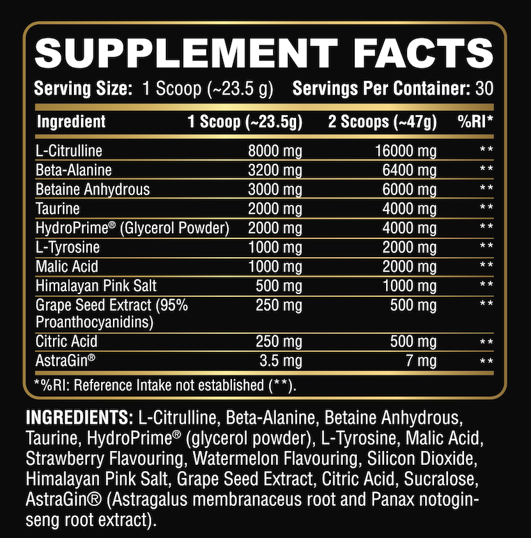 Infrno Pre Workout