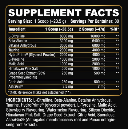 Infrno Pre Workout